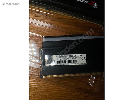 GSkill Gskıll Tz5 Neo Rgb DDR5-6400MHZ CL32 64GB (2X32GB