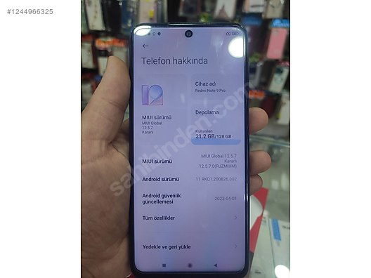 İkinci El ve Sıfır Alışveriş / Cep Telefonu & Aksesuar / Cep Telefonu / Xiaomi / Redmi Note 9 Pro