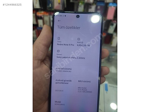 İkinci El ve Sıfır Alışveriş / Cep Telefonu & Aksesuar / Cep Telefonu / Xiaomi / Redmi Note 9 Pro