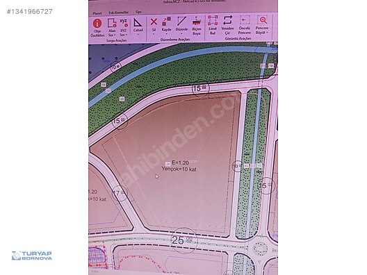 Turgut Özal Mh 894 m² 10 katlı Konut İmarlı Hisse