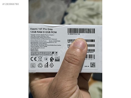 İkinci El ve Sıfır Alışveriş / Cep Telefonu & Aksesuar / Cep Telefonu / Xiaomi / 15T Pro