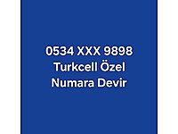 Turkcell Özel Numara 534_9898