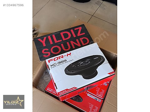 Speaker / Coaxial / For-X XC-369 Oval Koaksiyel Hoparlör Takim