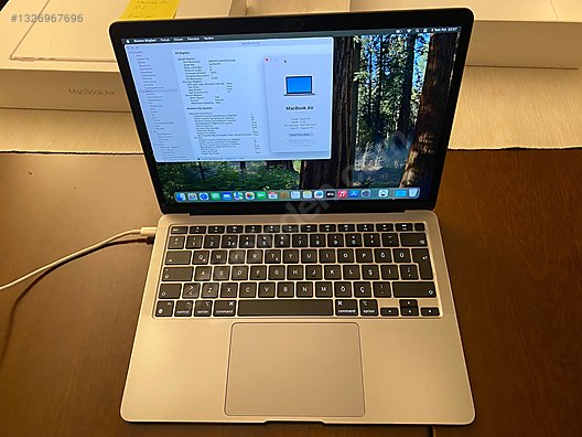 Apple Macbook / Temiz MacBook Air M1 8GB Ram, 256GB (3) sahibinden