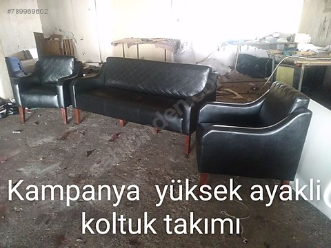 Yuksek Ayakli Koltuk Takimi 3 1 1 Imalattan Kampanya Li Tkm Ofis Koltuk Takimi Ilanlari Uygun Fiyatlariyla Sahibinden Com Da 789969602
