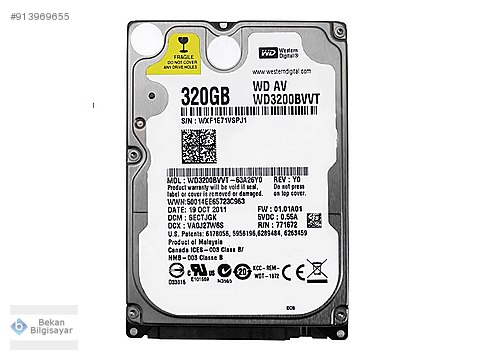 wd wd3200bvvt 320 gb 2 5 8 mb 5400 rpm