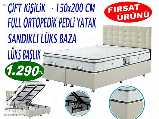 Fabrika Dan Full Ortopedik Lux Pedli Yatak Baza Baslik Seti Ruya Baza Fiyatlari Ve Yatak Odasi Mobilyalari Sahibinden Com Da 722969681