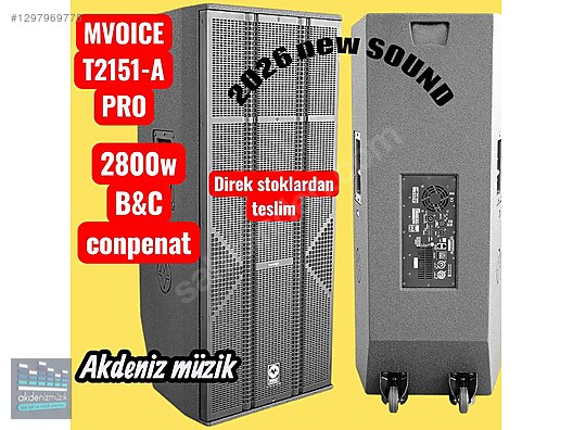 MVOICE T2151A-PRO 2026 new SOUND 2800w aktif kule hoparlör