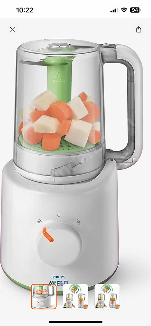 Philips avent buharlı pişirici