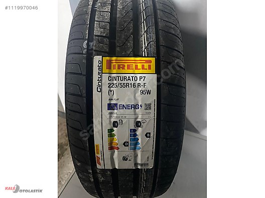 225/55R16 PIRELLİ CINTURATO P7 R-F (*) 95W at sahibinden.com