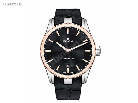 Edox / Edox Grand Ocean Siyah Kadran 56002 357RC NIR sahibinden