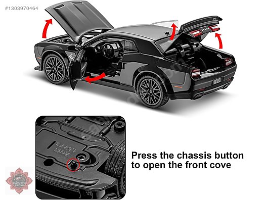 Che Zhi Diecast Model 1:24 Dodge Araba - 1303970464