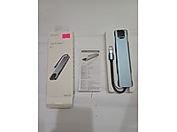 Shaza 8 in 1 USB Type-C Hdmi USB Ethernet PD Girişli Hub Port Ad