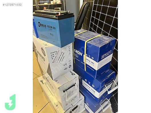 Güneş Enerjisi Sistemi - Sahibinden 100 Amper Jel Akü