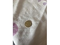 Altın renginde 25 kuruş