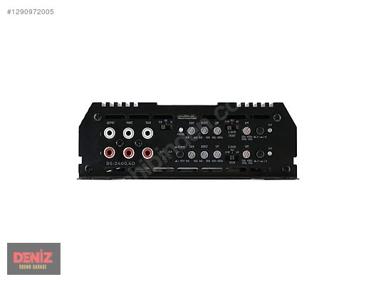 Amfi / Reiss Audio 4 Kanal Amfi RS-Z400.4D 4 ohm 4x400 Rms 2 ohm