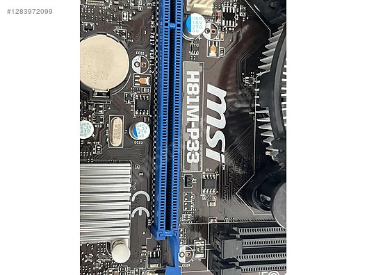 MSİ H81M-P33+i3 4170 İŞLEMCİ - Anakart ve Tüm Masaüstü Bilgisayar Parçaları sahibinden.com'da