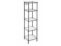 Raf, Banyo Rafı, Ayaklı Raf, Metal, Sağlam