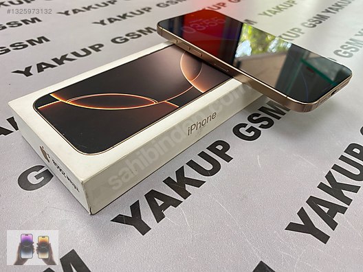 Apple / iPhone 16 Pro Max / İPHONE 16 PRO MAX 256GB GOLD PİL92