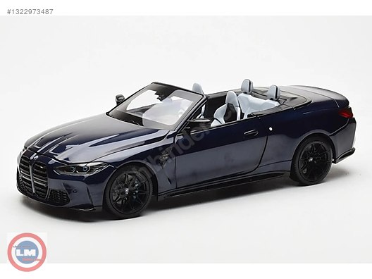 KAMPANYA 1:18 Minichamps 2020 BMW M4 Cabriolet Dark Blue, Lider on