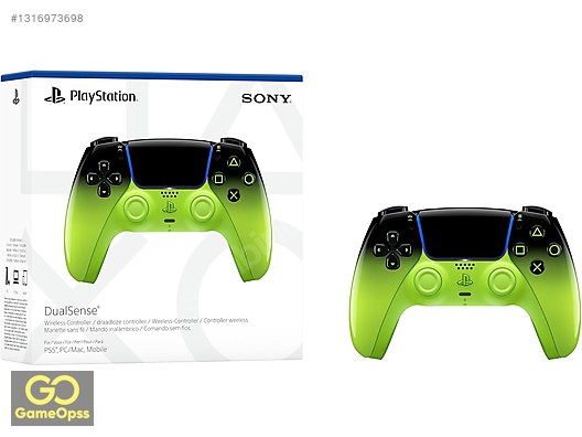Sony - Dualsense - Ps5 Kol - Hyperpop - Remix Green - Game Opss