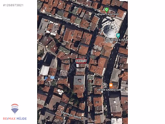 KAĞITHANE ÇAĞLAYAN VATAN CADDESİNİN ARKA SOKAĞINDA SATILIK ARSA