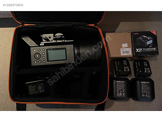 Paraflaş Godox AD 600 pro set-2 bataryali. Acil sahibinden.comda