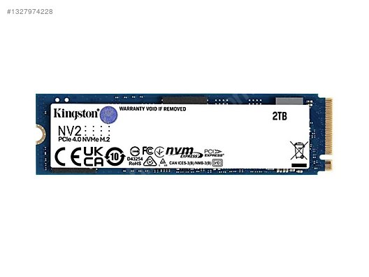 Kingston NV2 2TB PCIe 4.0 NVMe M.2 SSD (SNV2S/2000G) sahibinden