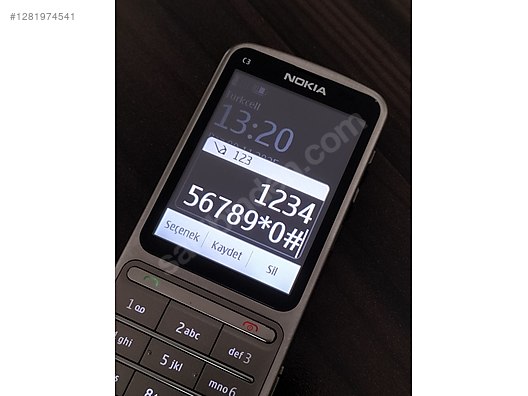 İkinci El ve Sıfır Alışveriş / Cep Telefonu & Aksesuar / Cep Telefonu / Nokia / C3-01 Touch and Type