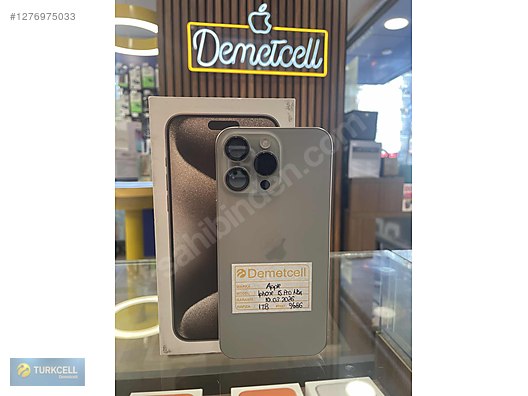Resim Apple iPhone 15 Pro Max İkinci El TR | 1 TB | Natürel Titanyum 