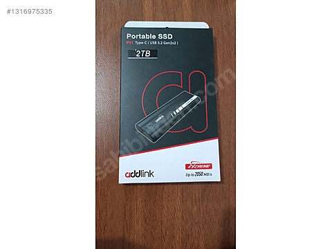 Addlink P21 Taşınabilir SSD 2TB M2 sahibinden.comda - 1316975335