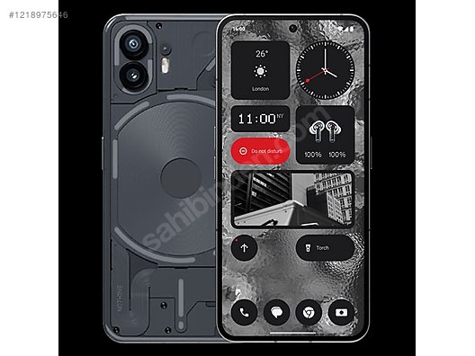 Nothing Phone (2) ブラック Nothing / Phone 2 / Nothing Phone 2 Sıfır Yurtdışı 12/256GB at