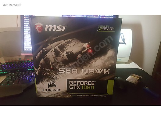 msi seahawk gtx 1080 msi ekran karti ilanlari sahibinden com da 957975885