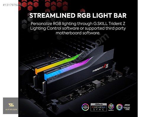 Z5 RGB 96 GB (2x48) 6800 MHz CL34 F5-6800J3446F48GX2-TZ5RK DDR5