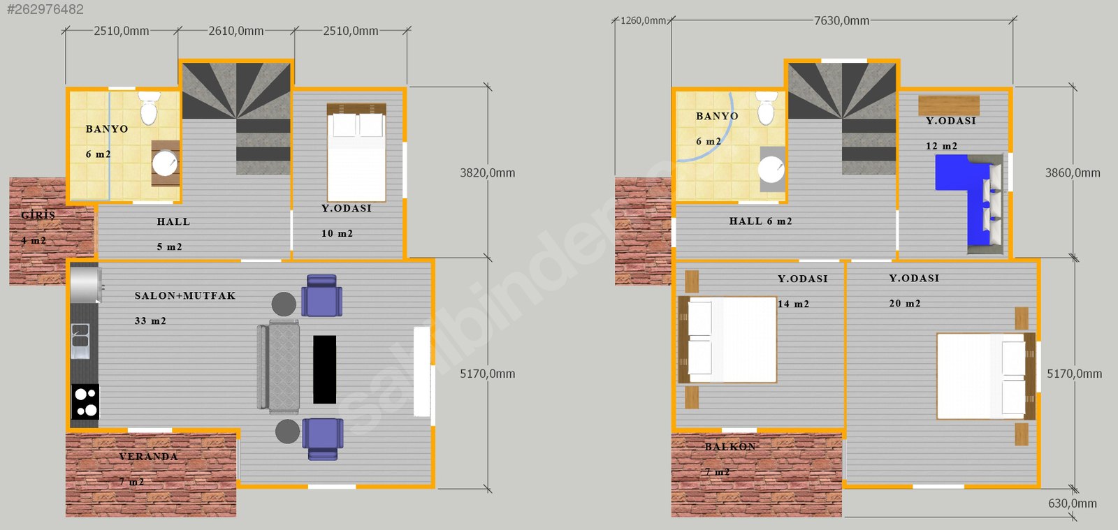 UZCAN PREFABRİK KALİTESİ İLE 150 M2 DUBLEKS Satılık Prefabrik Ev