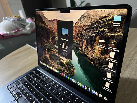 土日限定値引き中　Apple MacBook air m2 Apple Macbook / MACBOOK AIR M2 2022 PİL DÖNGÜSÜ 336 on sahibinden