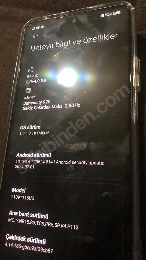 Temiz redmi note 11 pro Plus 5g 128 hafıza 16 ram