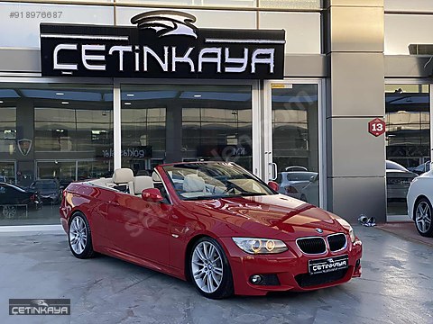 bmw 3 series 320d m sport cetinkayadan 2011 320 d cabrio lci bayi boyasiz tek kirmizi e93 at sahibinden com 918976687