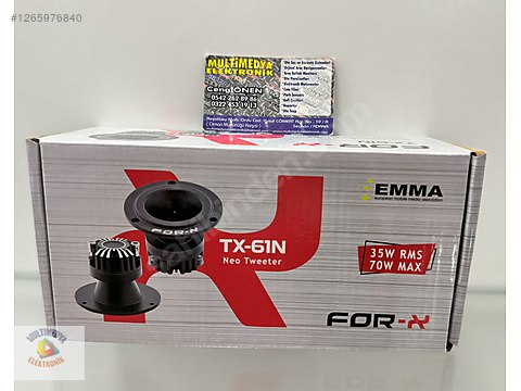 Hoparlör / Tweeter / FOR-X TX61N 10cm Neo Dome Tiz TWETER HOPARLÖR