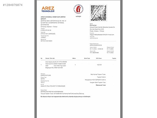 Used & Brand New Items / Computers / Laptops & Notebooks / Laptops / Acer