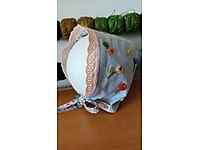 %100 El Emeği Vintage Bebek Şapkası