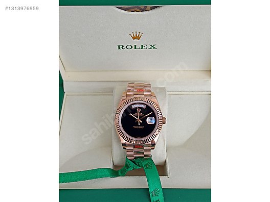 Rose様 Rolex / ROLEX DAY-DATE ONYX DIAL ROSE 40mm KUTU TAM SET on