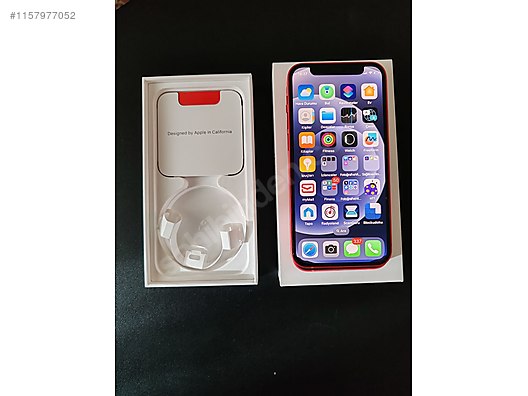 Apple / iPhone 12 Mini / iPhone 12 mini 128gb kırmızı yeni gibi