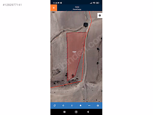 AYAŞ BAYRAM YOL KENARI TEK TAPU TARLA 7.500 M2 #1282977141