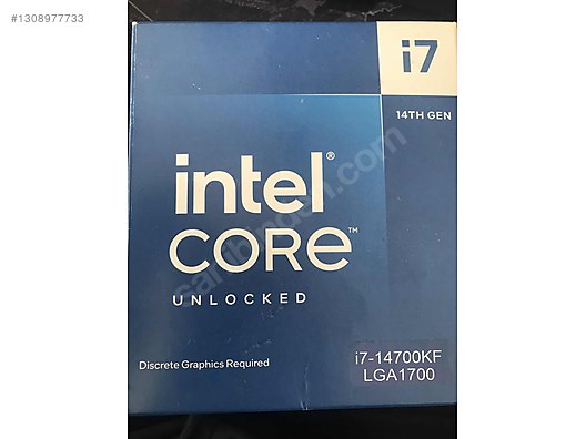 İntel Core i7 14700 kf sahibinden.comda - 1308977733