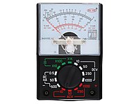Analog multimetre AC/DC akım OHM desibel gerilim voltmetre amper