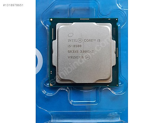 Intel '' İ5-8500 '' 3.0 GHz - 9 MB - 6 Çekirdek İşlemci