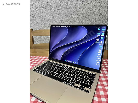 Apple Macbook / KUSURSUZ MACBOOK AİR M2 + MAGIC MOUSE 2 sahibinden