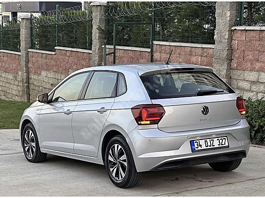 Vw polo silver white sale