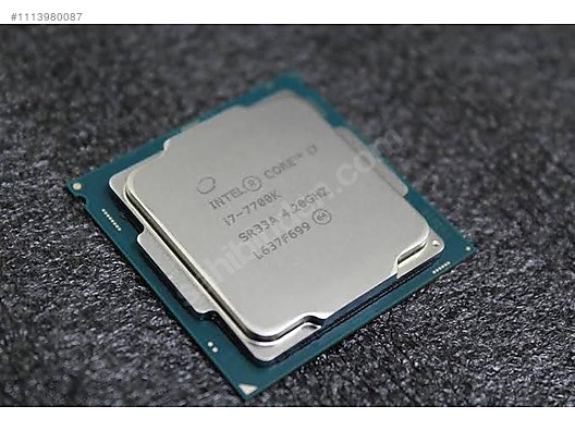 CPU Intel core i7 i7-7700k 4.20GHZ